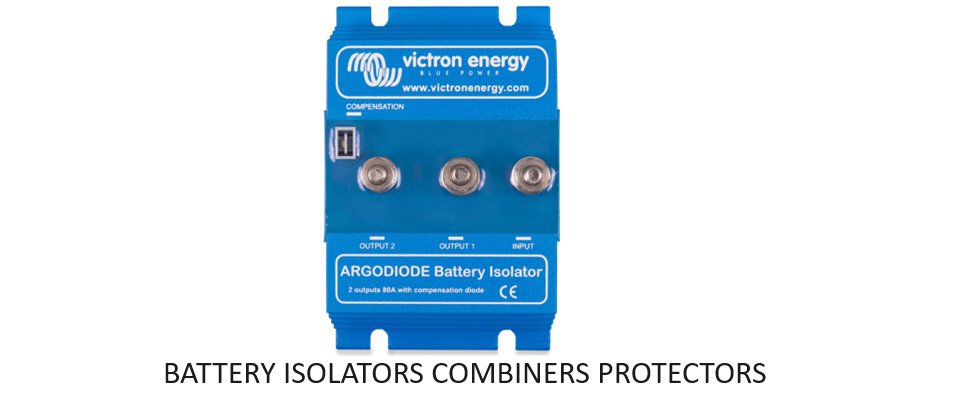Battery isolators and combiners